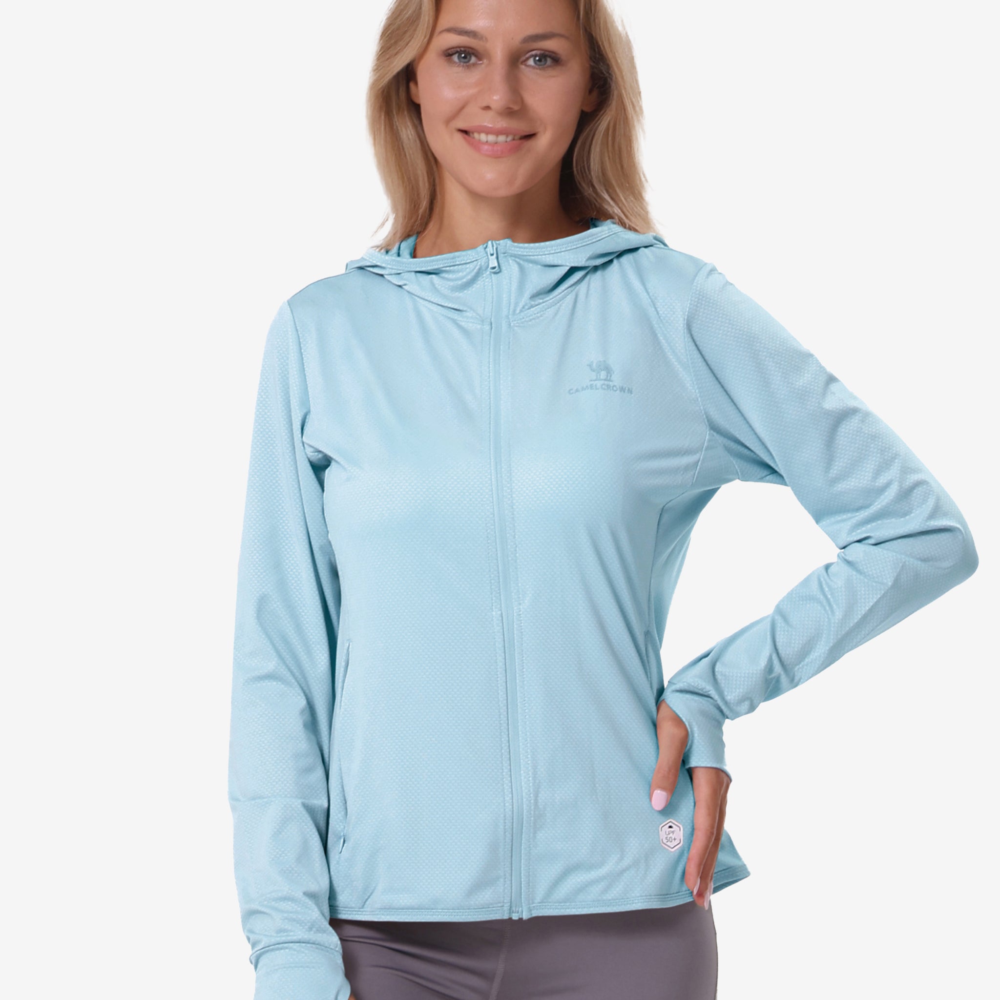 Women's UPF 50+ Hooded Sun Jacket