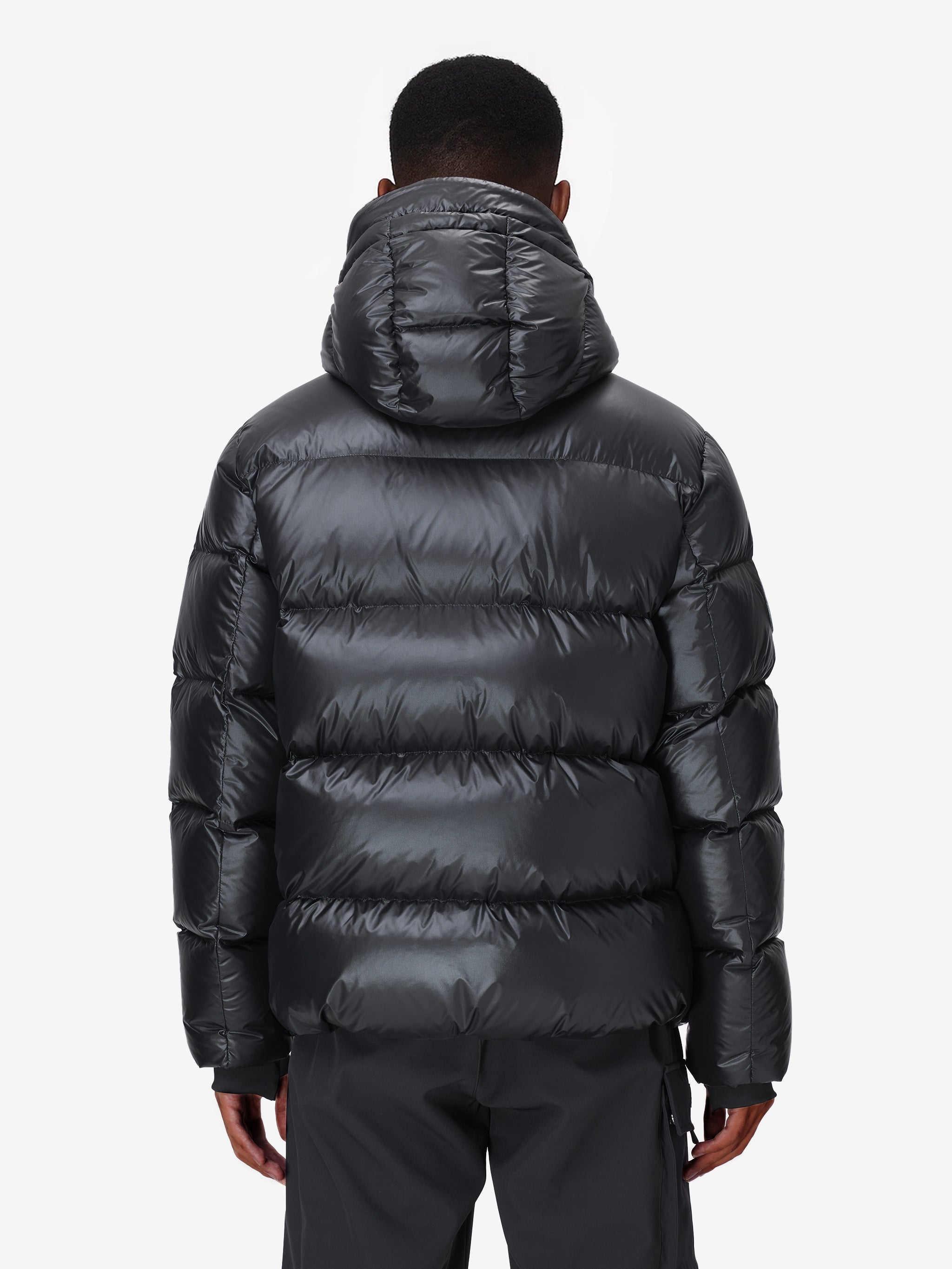 Cropped Siberian Goose Down Jacket