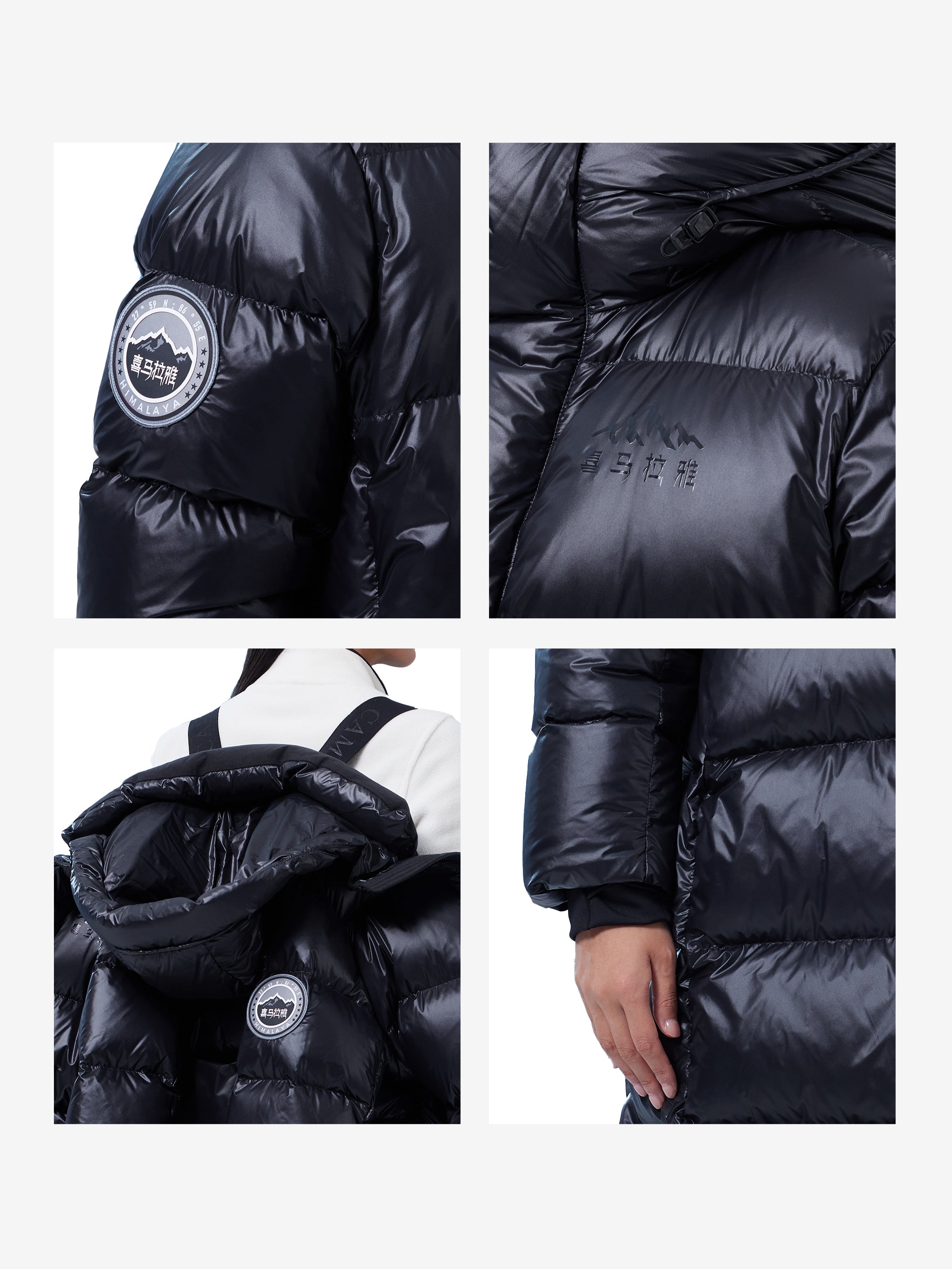 Longline Siberian Goose Down Puffer Jacket
