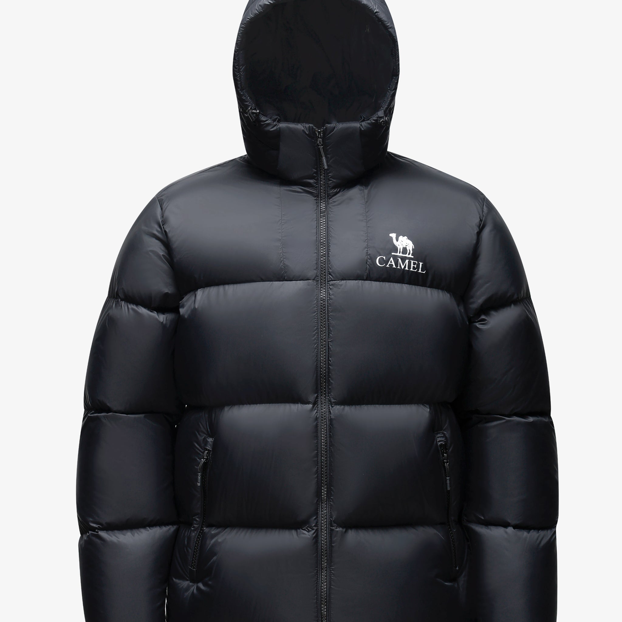 Colorblock Puffer Down Jacket