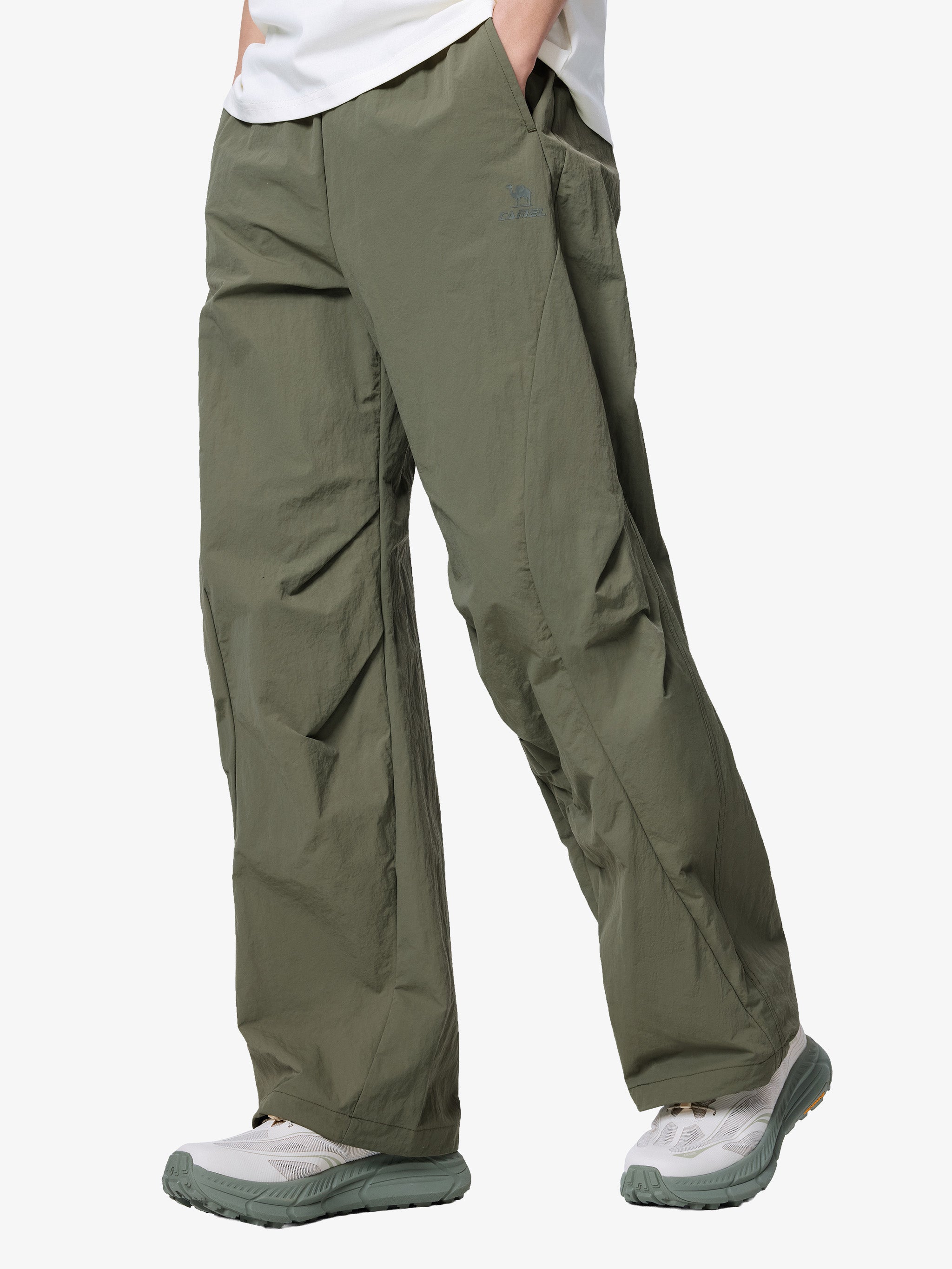CAMEL Men's Lightweight Woven Outdoor Pants - C16BW10008-ganlan2