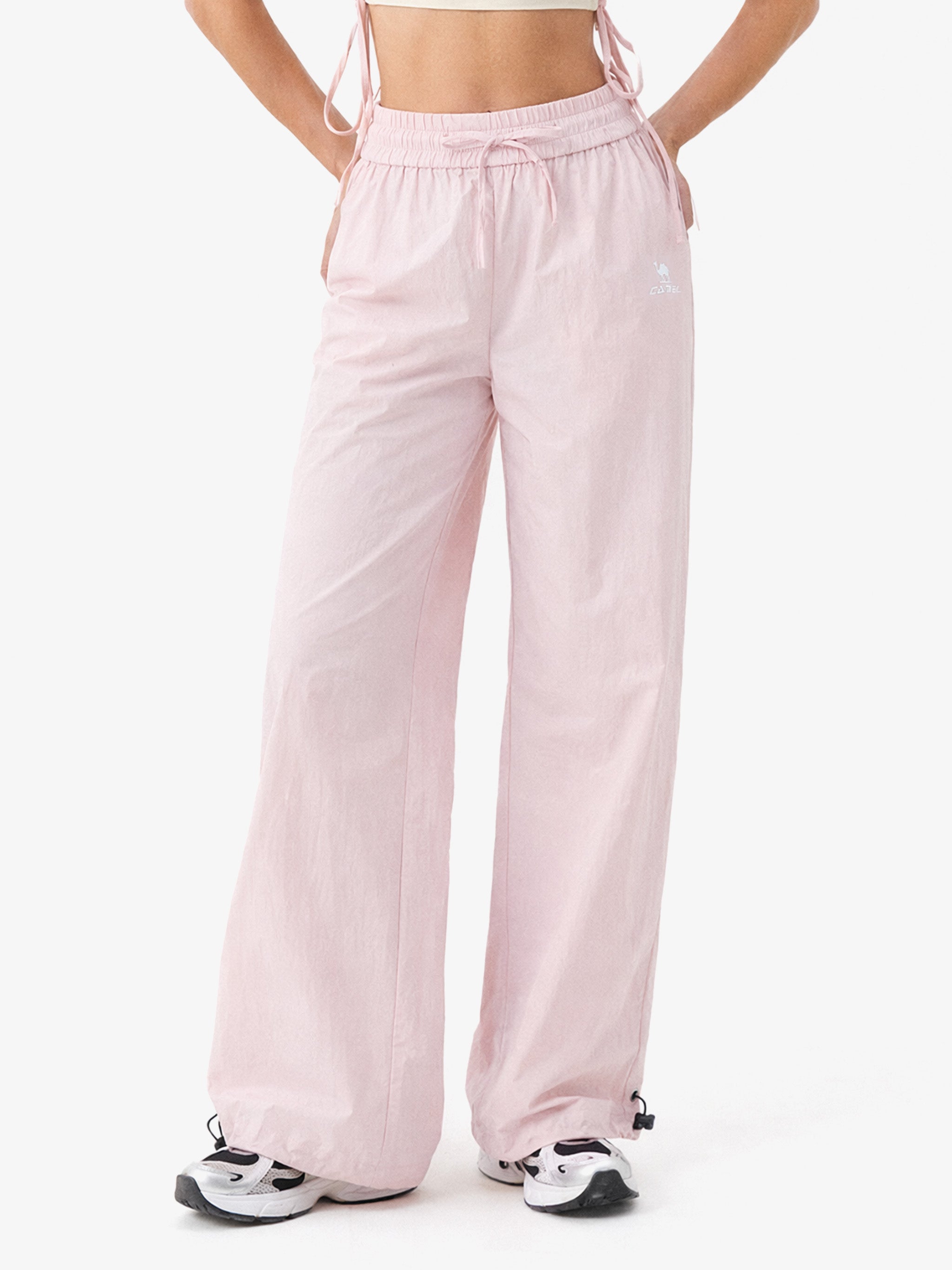 CAMEL Women's Adjustable Wide-Leg Outdoor Pants - C25BARG057A-fen2