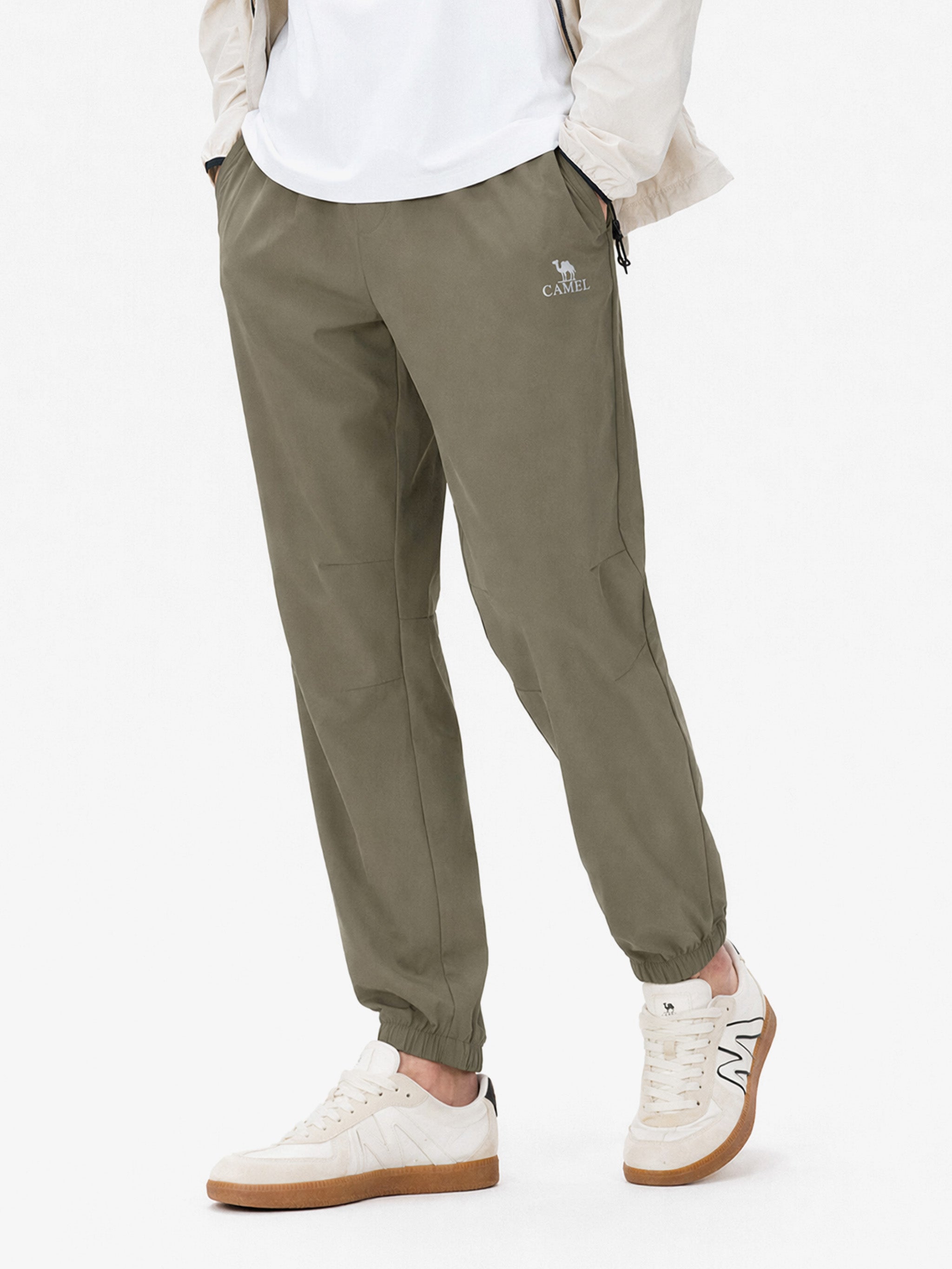 CAMEL Men's Lightweight Woven Jogger Pants - M14BAZ9095A5-lv2