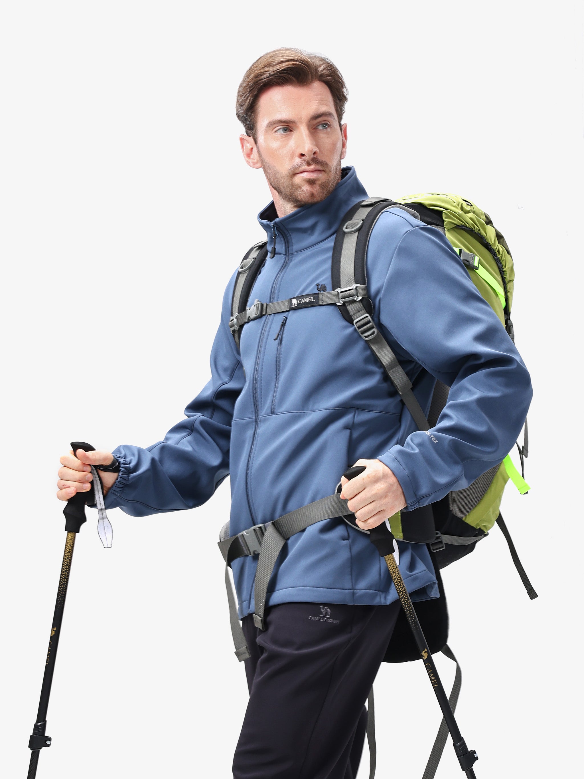 CAMEL Men's Softshell Jacket - Z16CZ35012-lan3