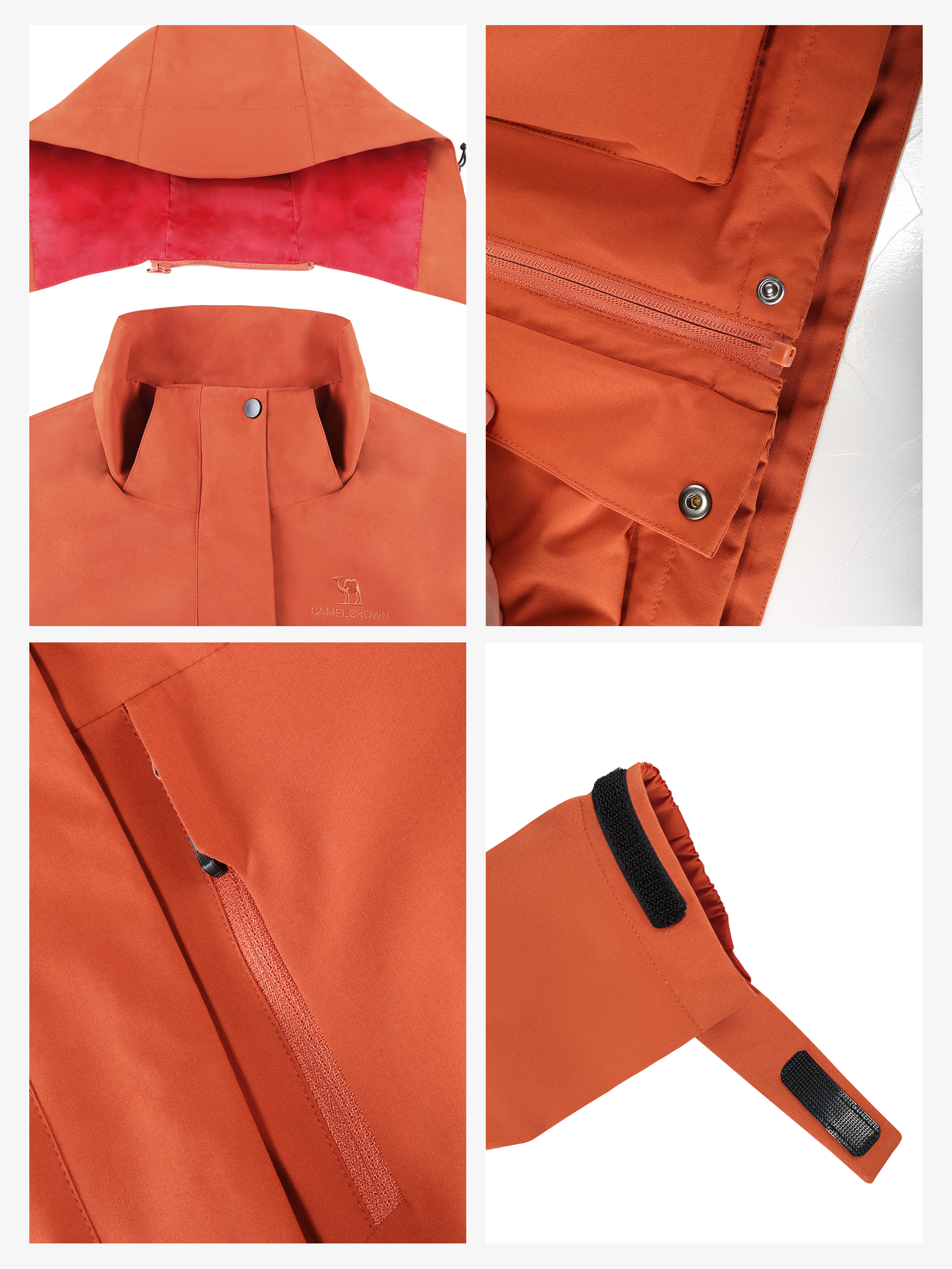 Details of Camel Crown Women’s Arctic Sentinel 3-in-1 Jacket Multi Pockets, warm fleece, adjustable fit outdoor design