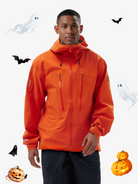 Front view of Camel Interstellar Traverse eVent® Outdoor Jacket, waterproof breathable alpine hardshell with RECCO reflector