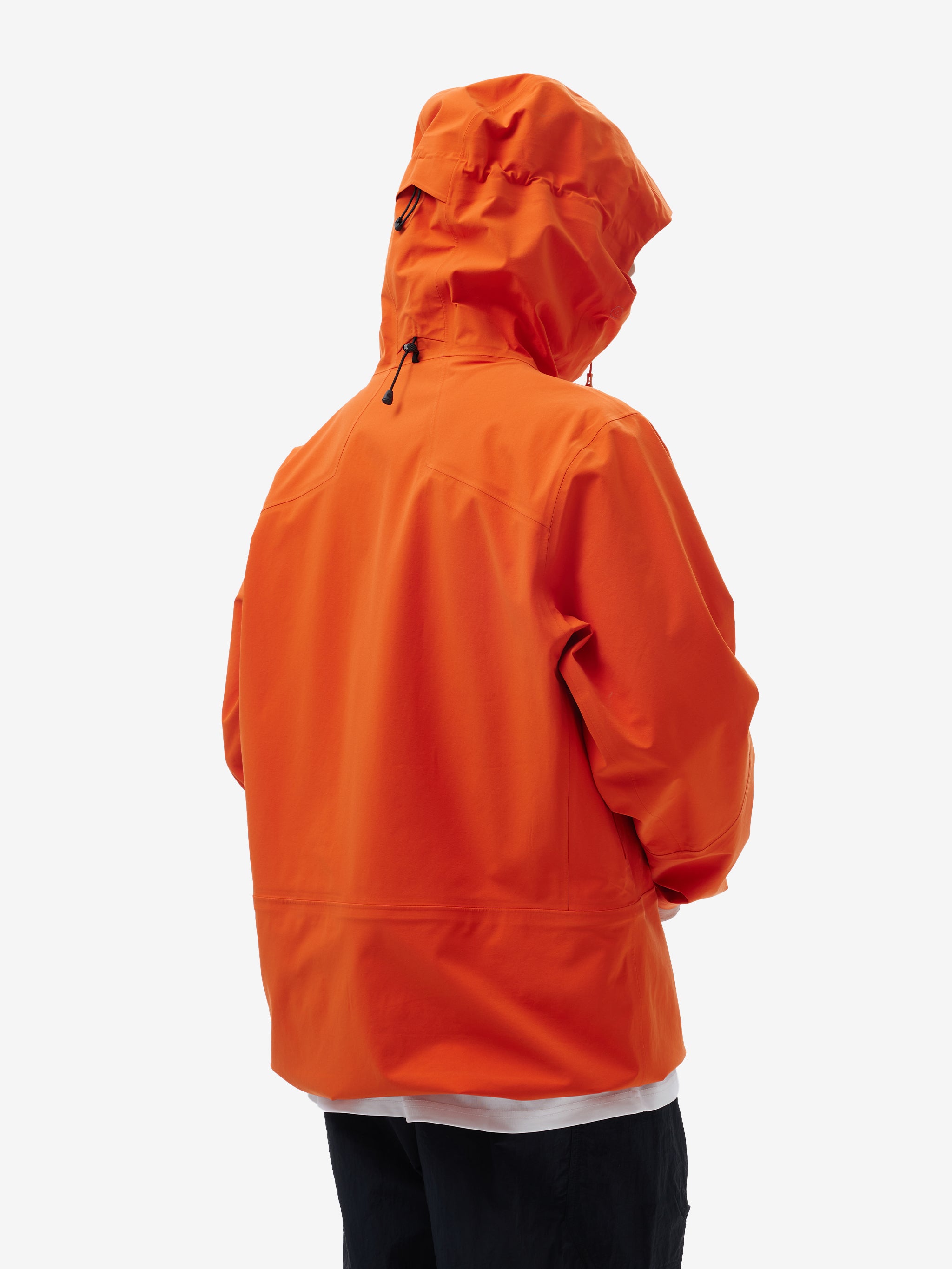 Back view of Camel Interstellar Traverse eVent® Outdoor Jacket, waterproof breathable alpine hardshell with RECCO reflector