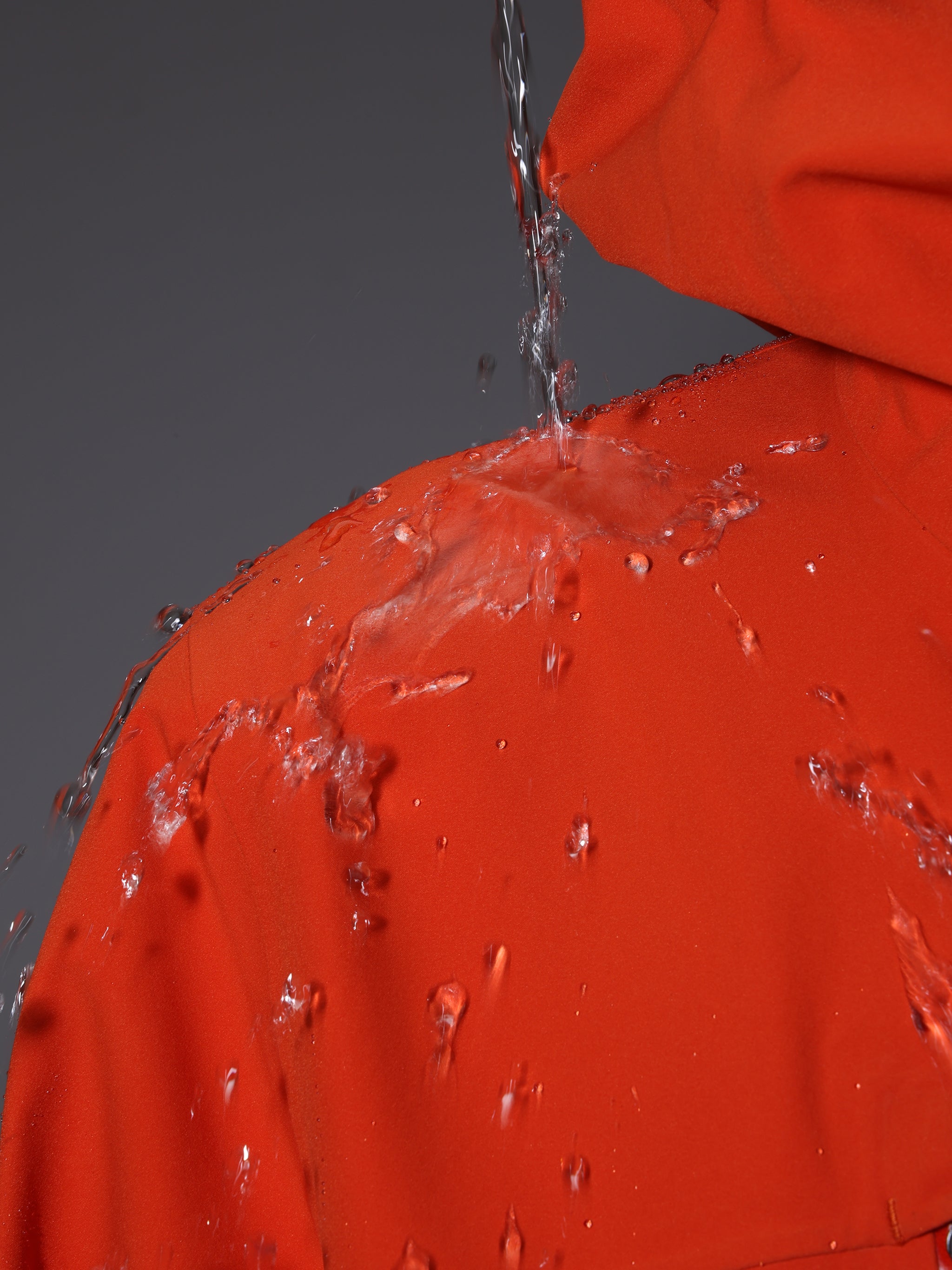 Waterproof show of Camel Interstellar Traverse eVent® Outdoor Jacket, performance alpine hardshell with RECCO reflector