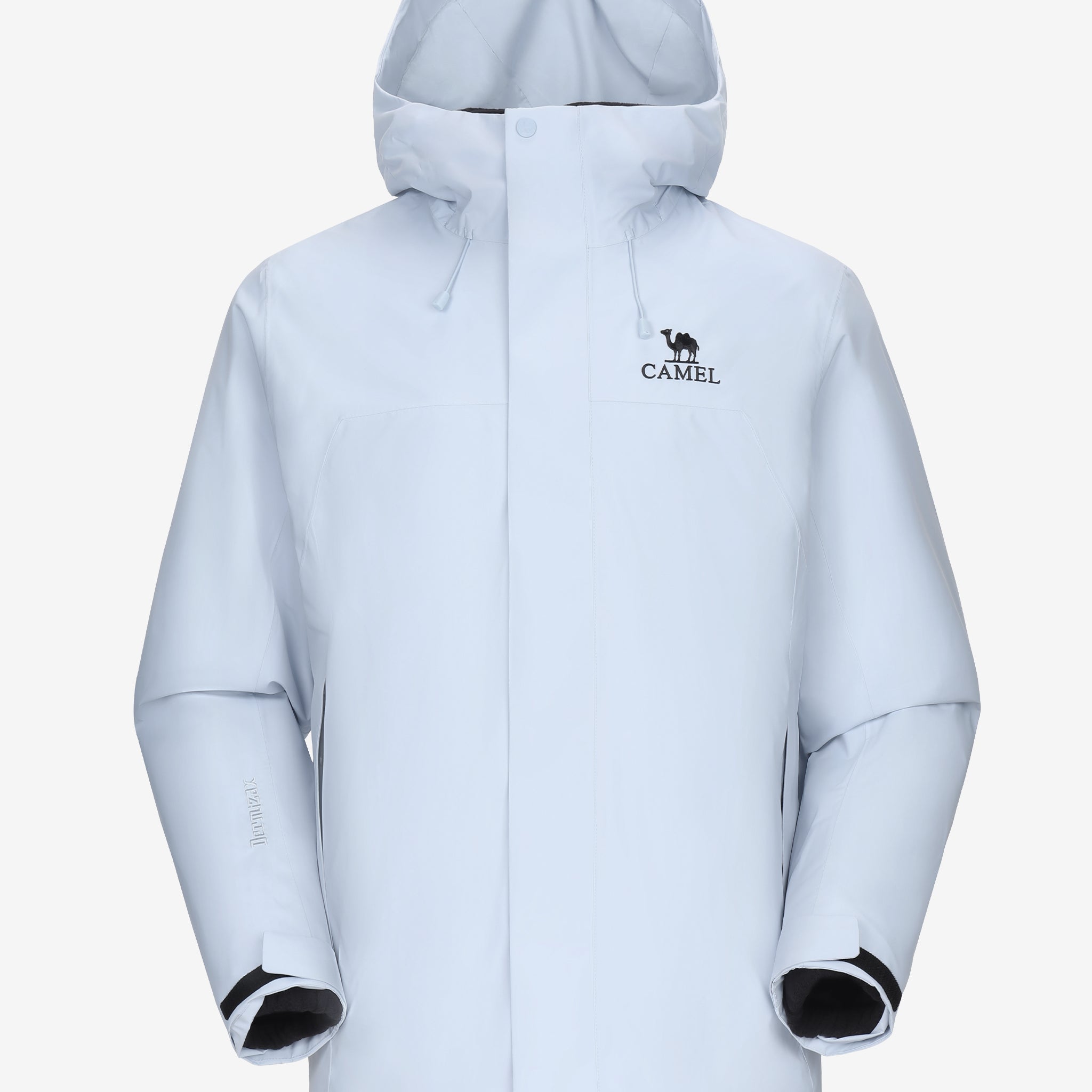 Camel Men’s Arctic Sentinel Elite Toray Dermizax® 3-in-1 Jacket in blue color, windproof coat with far-infrared fleece