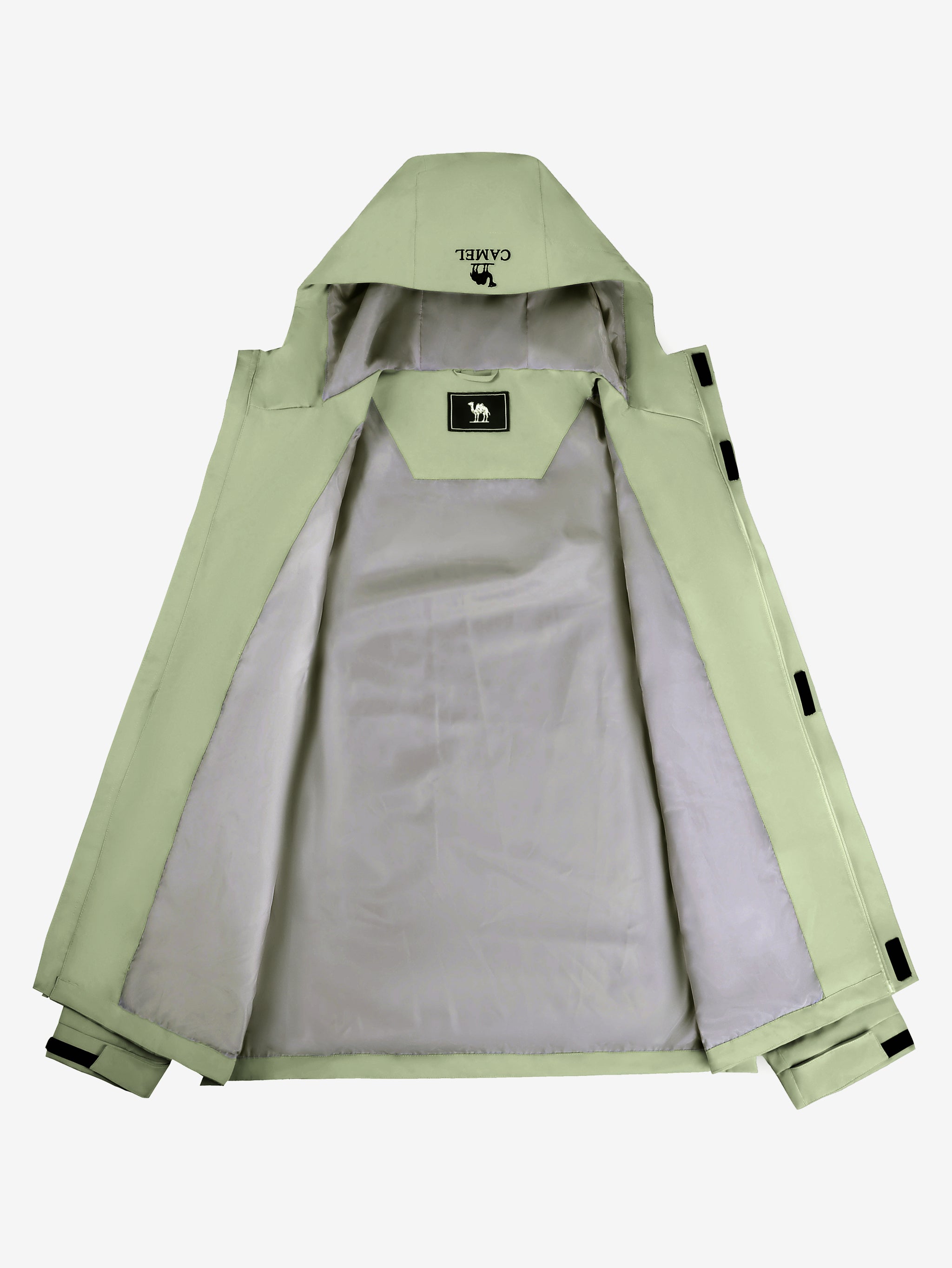 The inner of Camel Men’s Interstellar Traverse TOPEAK-TEX® Shell Jacket, waterproof, breathable and windproof for outdoors