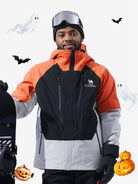 Front view of Camel NR99 Arctic Sentinel Elite Jacket, waterproof breathable outerwear for alpine skiing and mountaineering