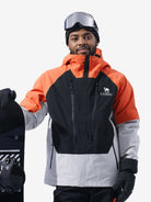 Front view of Camel NR99 Arctic Sentinel Elite Jacket, waterproof breathable outerwear for alpine skiing and mountaineering