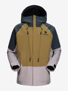 Camel NR99 Arctic Sentinel Elite Jacket in color green, yellow and ivory, waterproof for alpine skiing and mountaineering