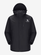 Camel Arctic Sentinel Elite 3-in-1 Jacket in black color, extreme waterproof shell, eco Sorona® fleece liner for outdoors