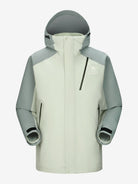 Camel Arctic Sentinel Elite 3-in-1 Jacket in green color, extreme waterproof shell, eco Sorona® fleece liner for outdoors