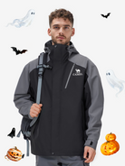 Front view of Camel Arctic Sentinel Elite 3-in-1 Jacket, extreme waterproof shell, eco Sorona® fleece liner for outdoors