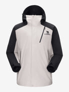 Camel Arctic Sentinel Elite 3-in-1 Jacket in black & gray color, extreme waterproof shell, eco Sorona® fleece liner for outdoors