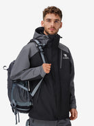 Side view of Camel Arctic Sentinel Elite 3-in-1 Jacket, extreme waterproof shell, eco Sorona® fleece liner for outdoors