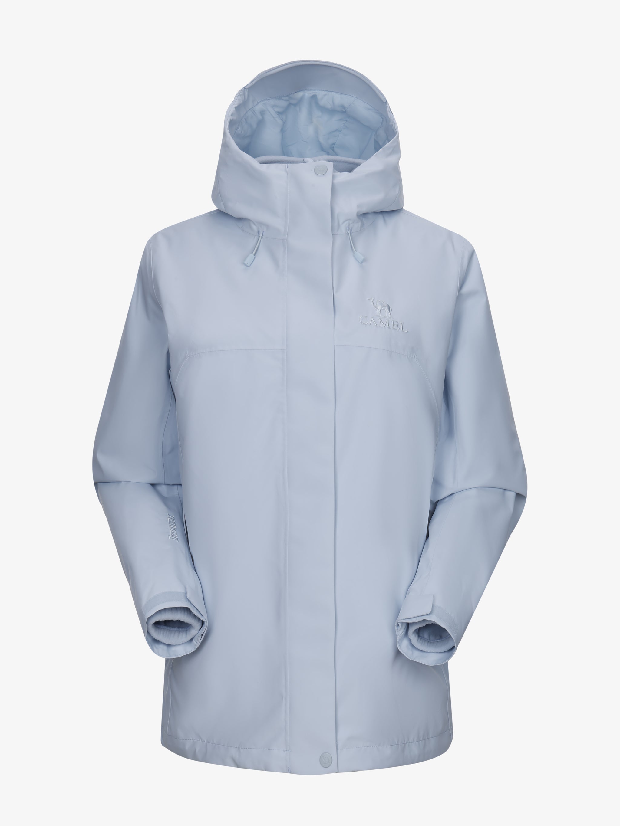 Camel Women’s Arctic Sentinel Elite Toray Dermizax® 3-in-1 Jacket in blue, featuring waterproof shell and thermal fleece