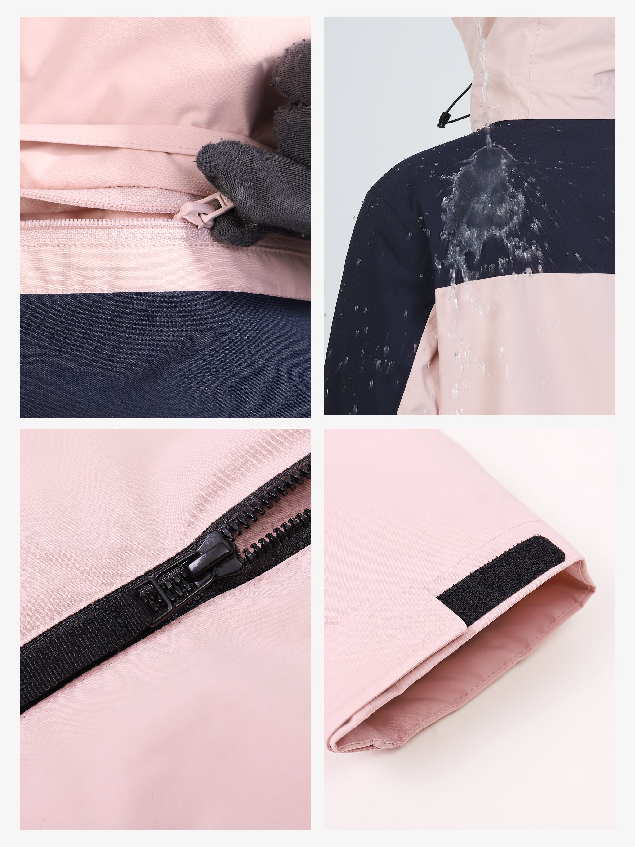 Details of Camel Women’s Arctic Sentinel Paneled 3-in-1 Jacket windproof breathable insulated for hiking and daily wear