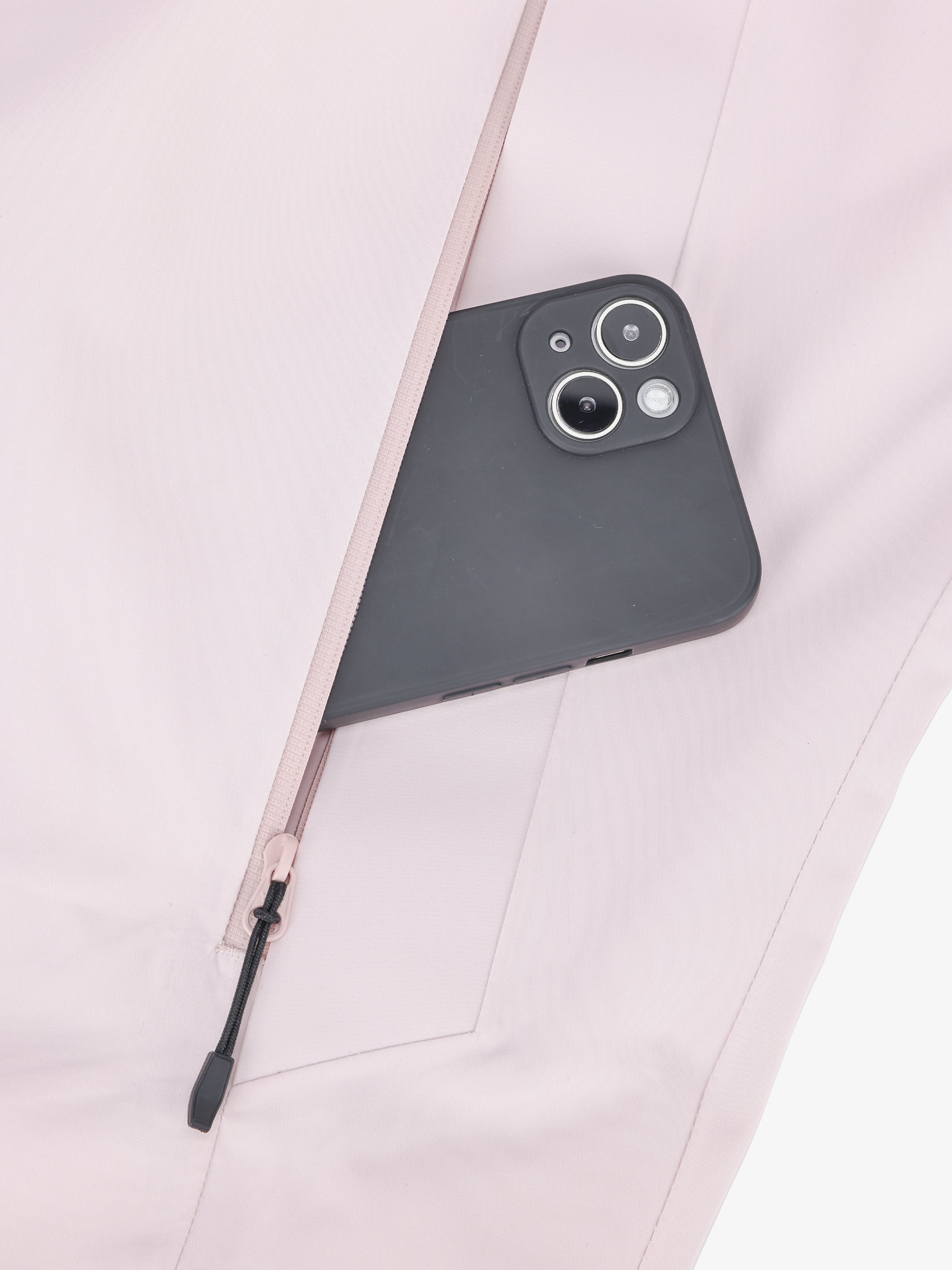 Pocket of Camel Women’s Interstellar Traverse TOPEAK-TEX® Shell Jacket designed for trail, urban use with adjustable fit