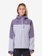 Front view of Camel Women’s Interstellar Traverse TOPEAK-TEX® Shell Jacket, breathable 3-layer waterproof outdoor protection