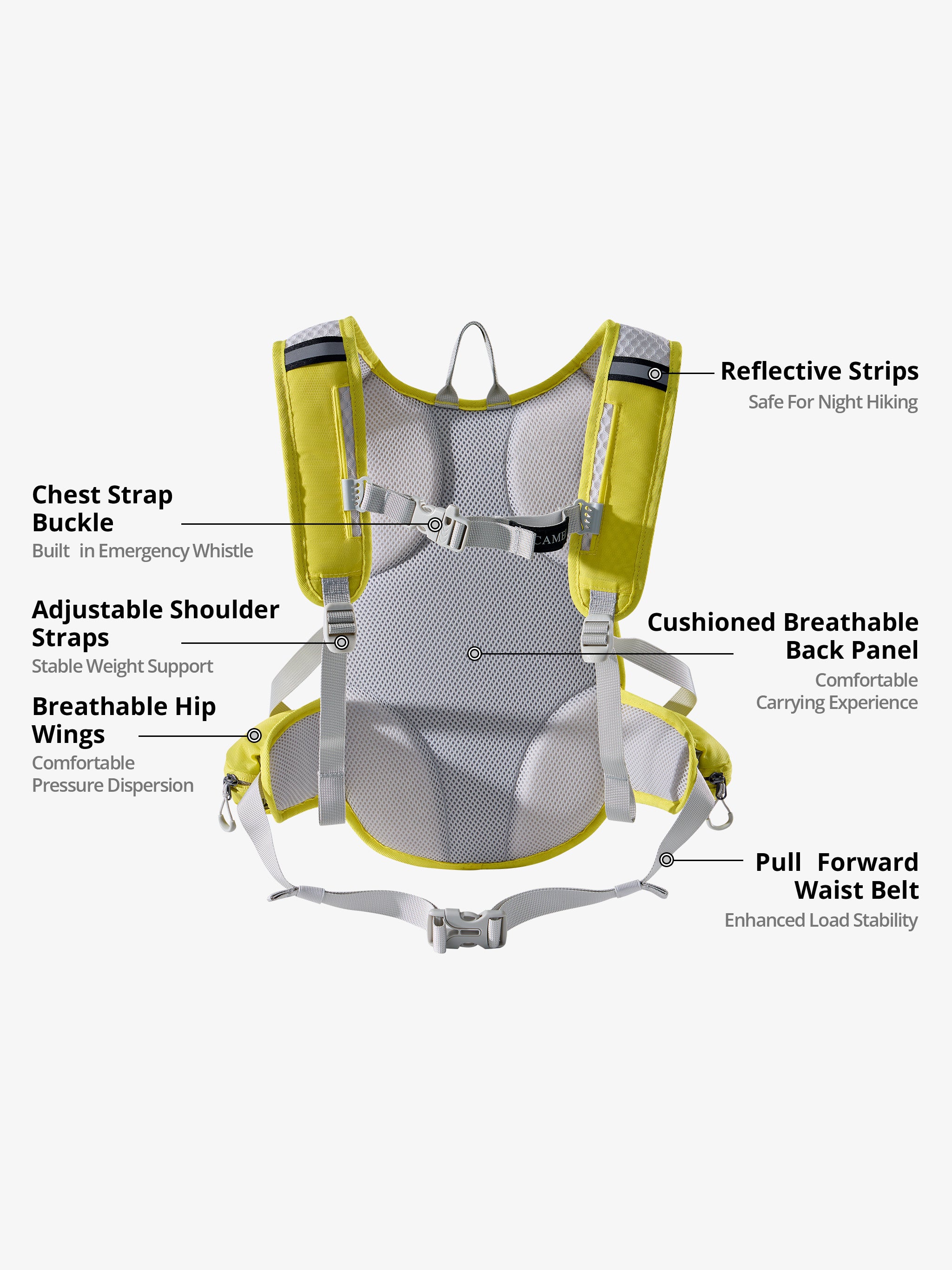 8L Lightweight Outdoor Backpack