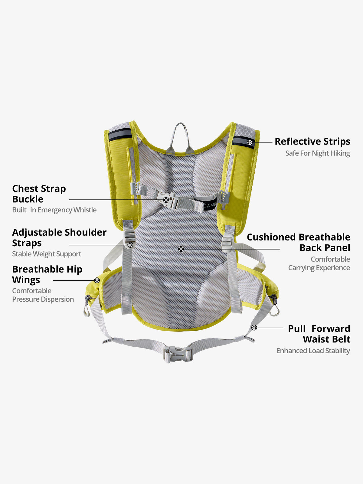 8L Lightweight Outdoor Backpack
