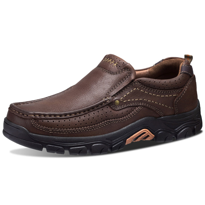 Men's loafersmokassin genuine leather is comfortable and suitable for travel, driving and outdoor activities