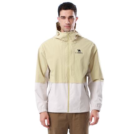 CAMEL Men's Waterproof Rain Jacket