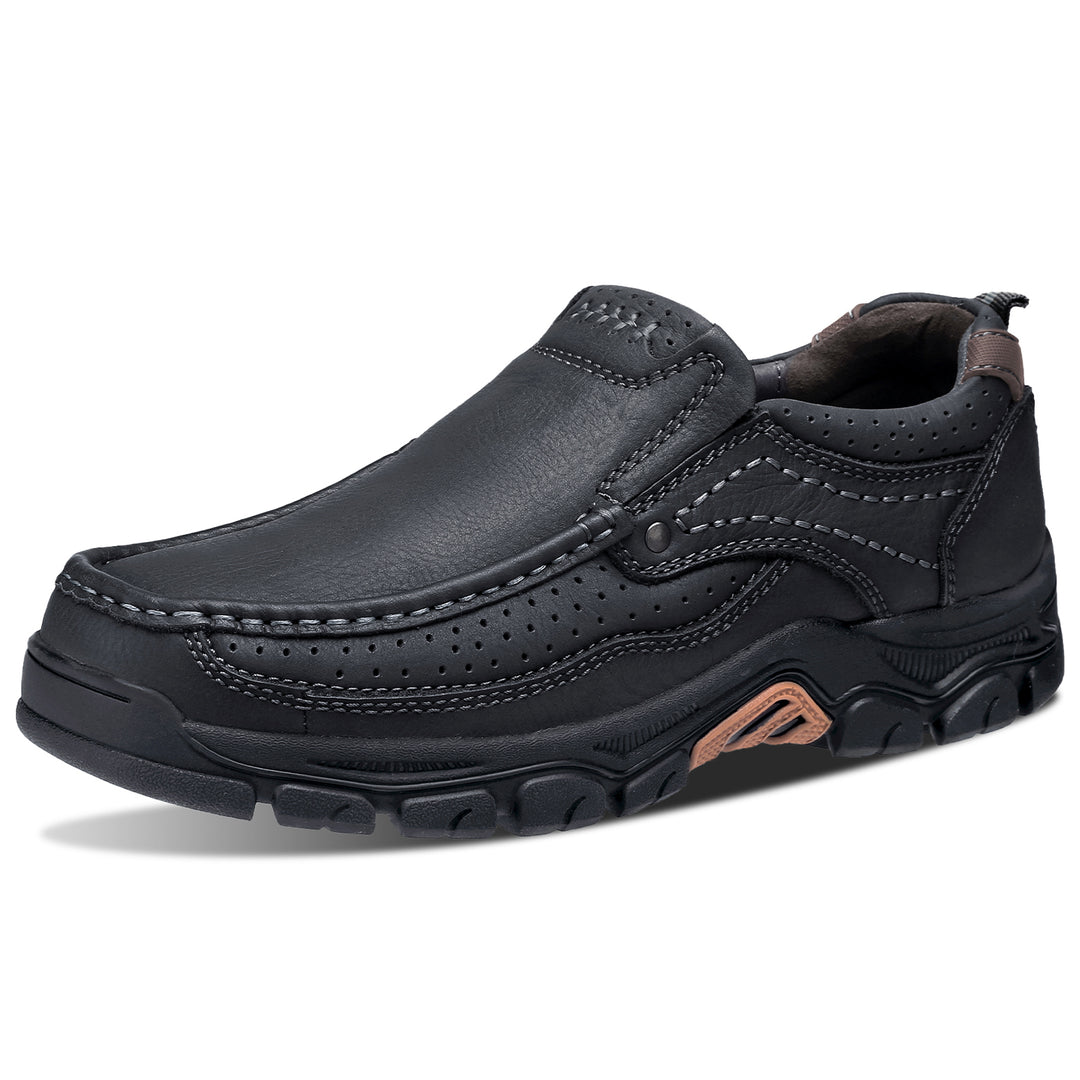 Men's loafersmokassin genuine leather is comfortable and suitable for travel, driving and outdoor activities