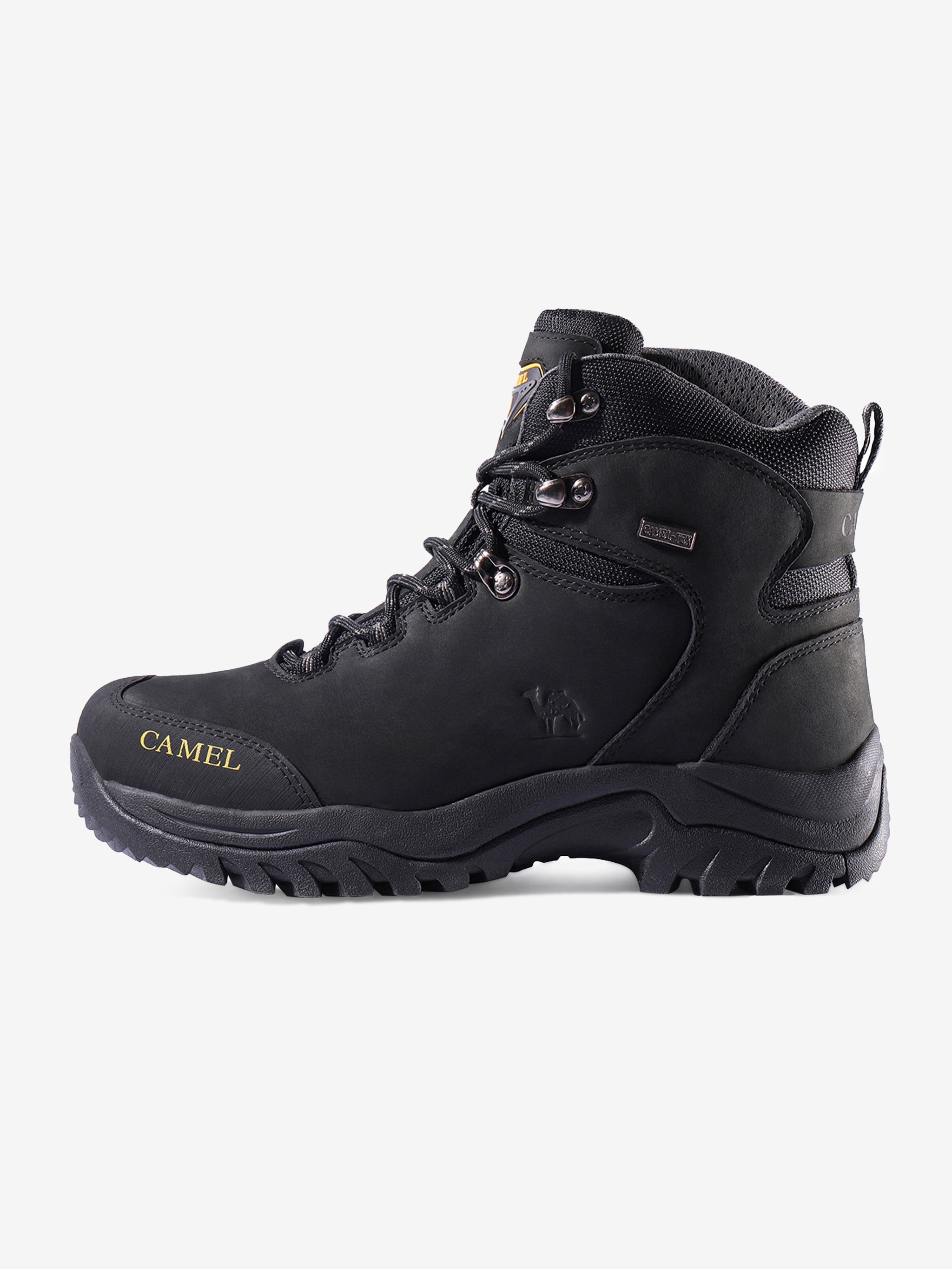 Men's Leather Ankle-High Hiking Boots