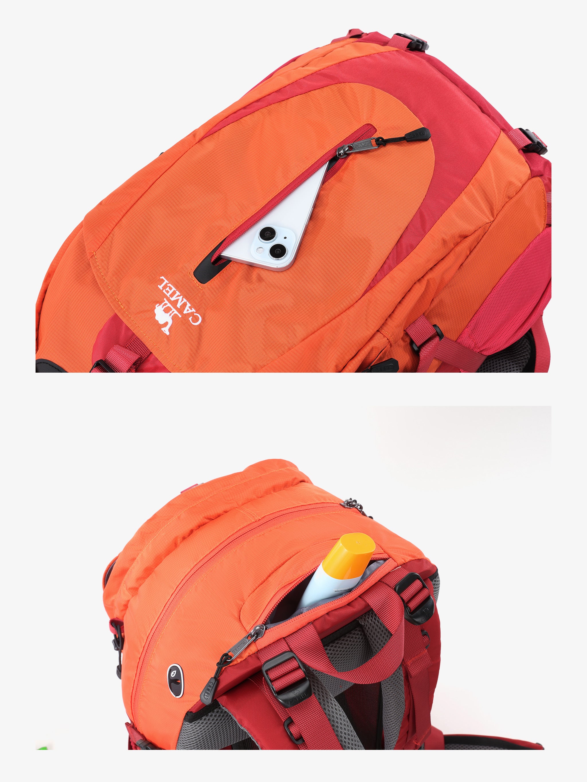 Camel 38L Detachable Airflow Hiking Backpack