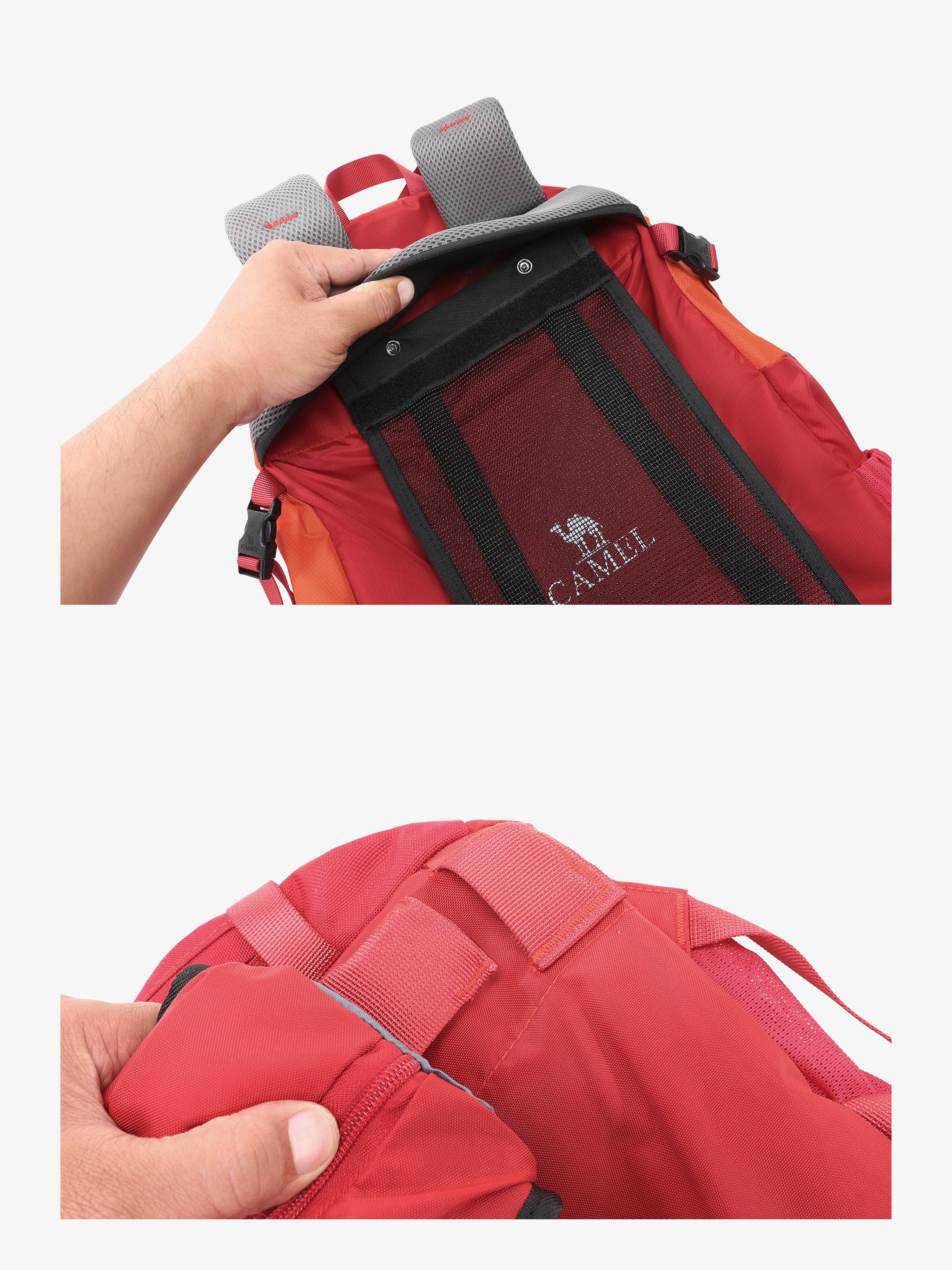 Camel 38L Detachable Airflow Hiking Backpack