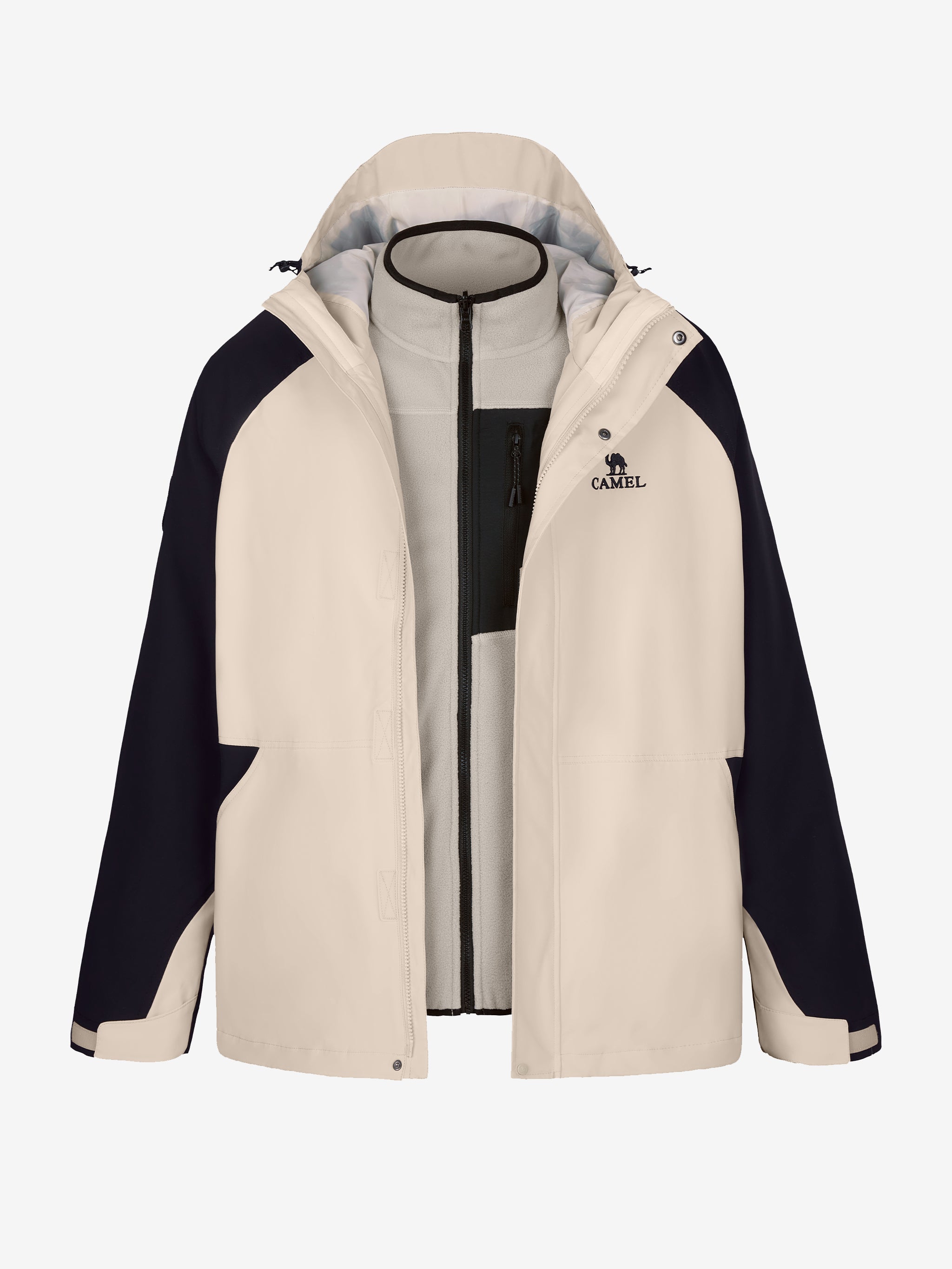Camel Men's Arctic Sentinel 3-in-1 Fleece Jacket – CAMEL