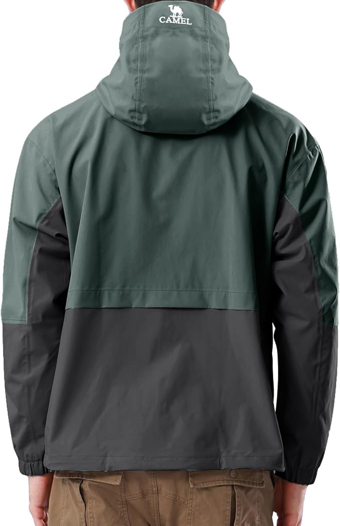 CAMEL Men's Rain Jacket