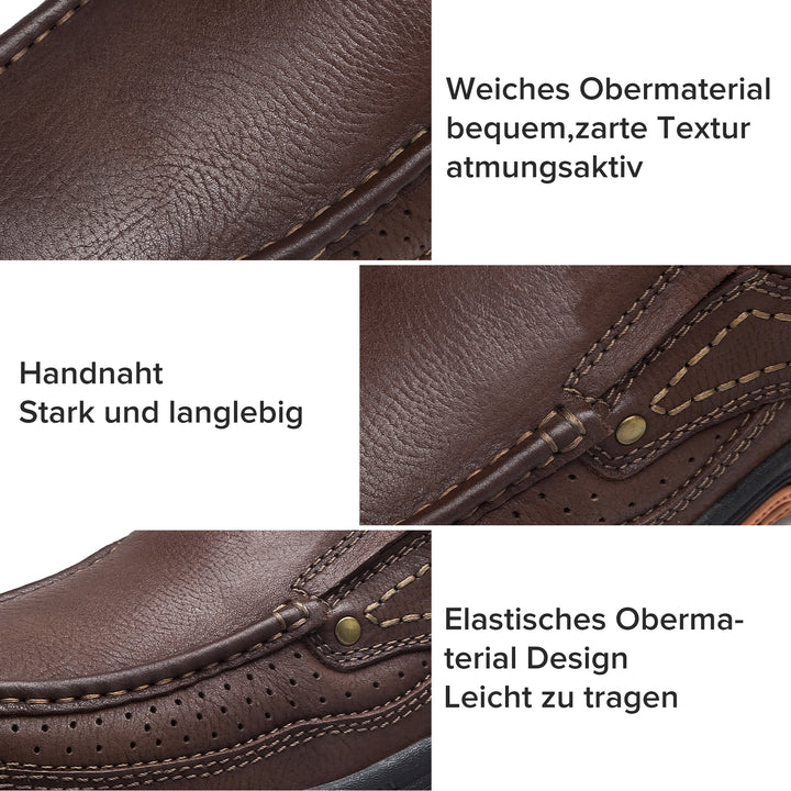 Men's loafersmokassin genuine leather is comfortable and suitable for travel, driving and outdoor activities