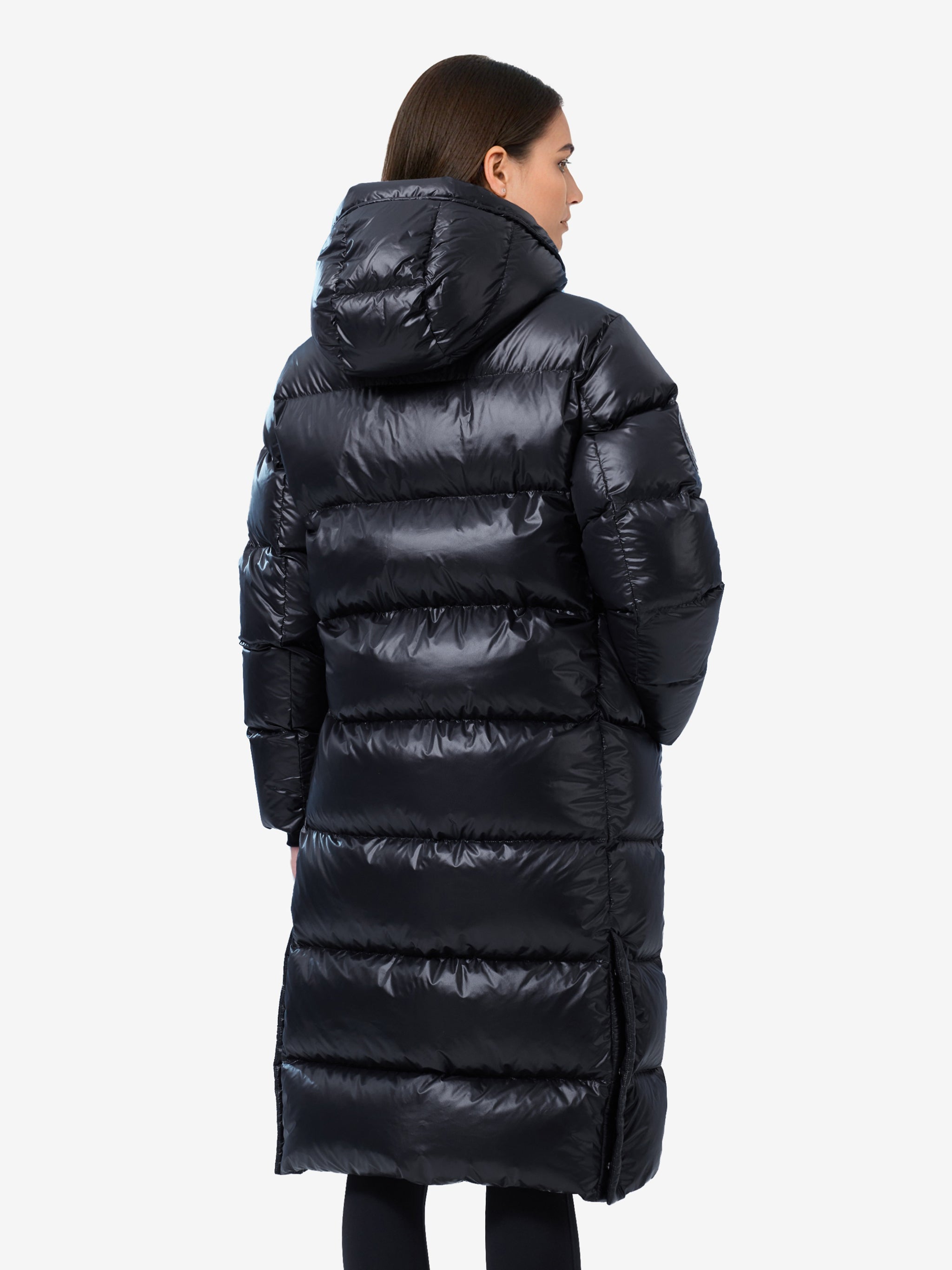 Longline Siberian Goose Down Puffer Jacket