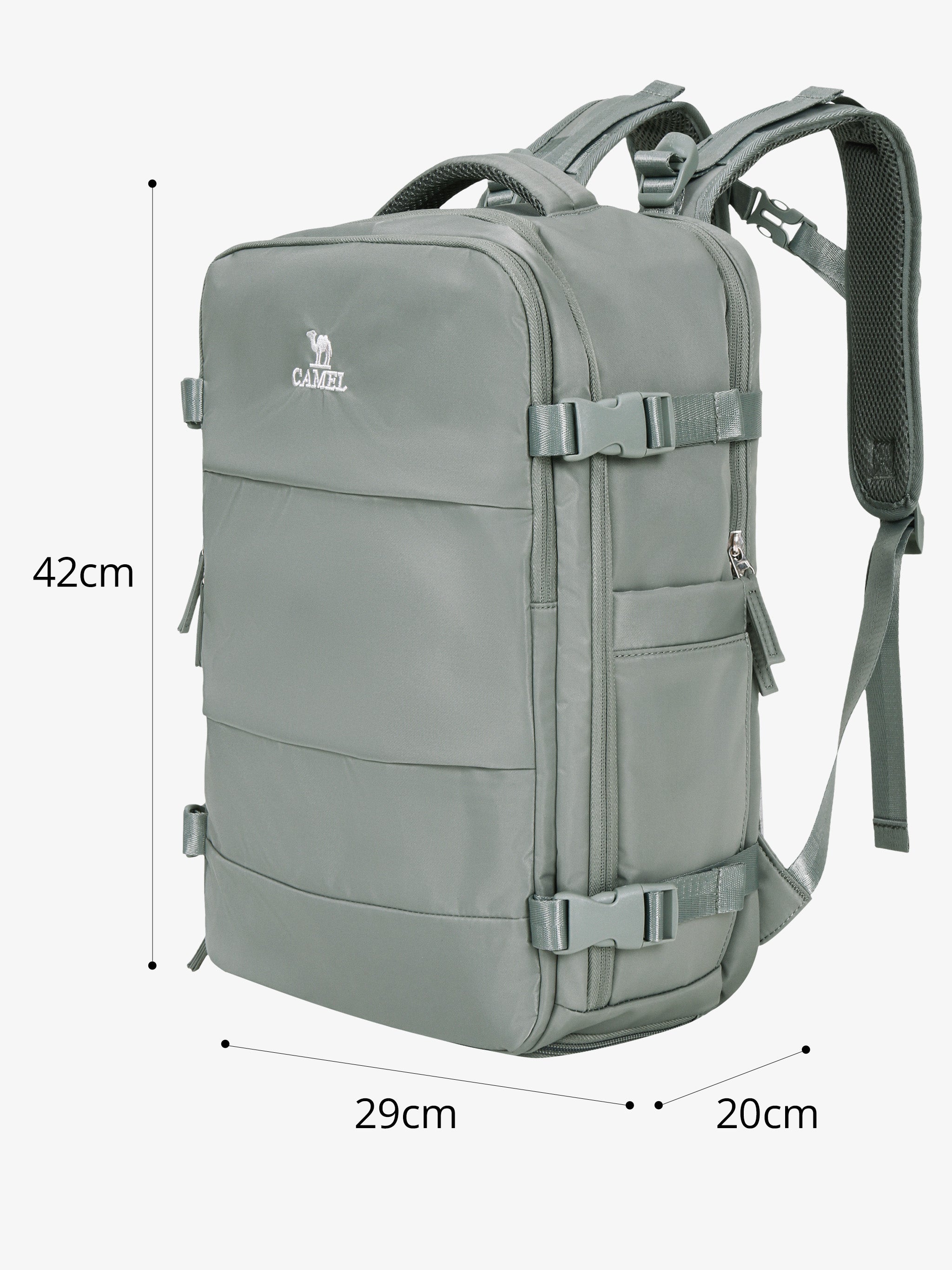 Camel 25L Compartmentalized Commuter Backpack