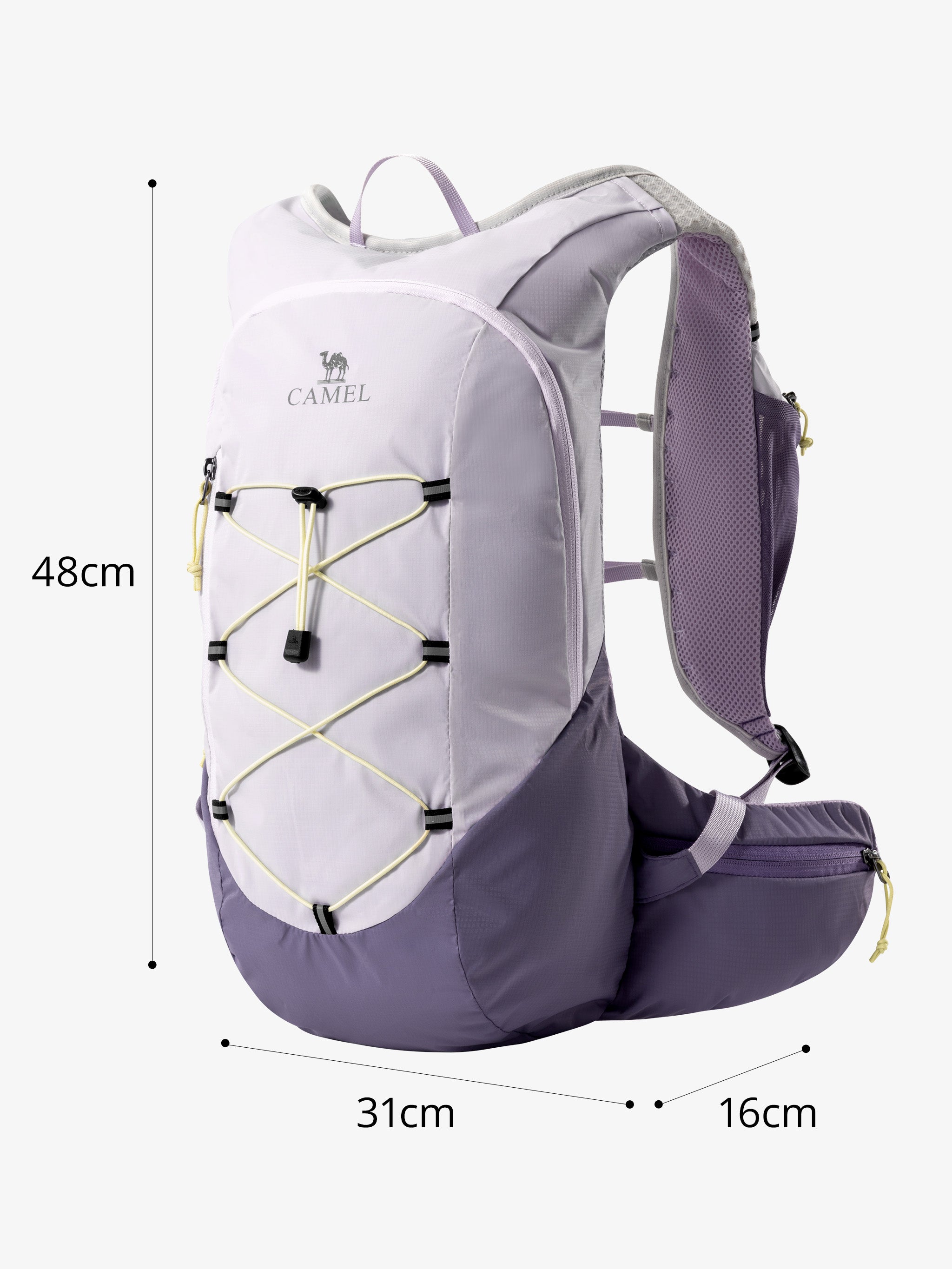 Camel 16L Ultra‑Light Daily Riding Backpack