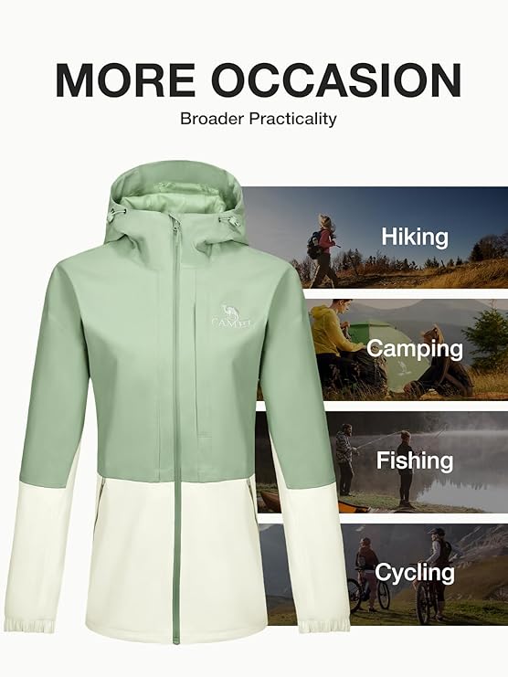 CAMEL Women's Waterproof Jacket