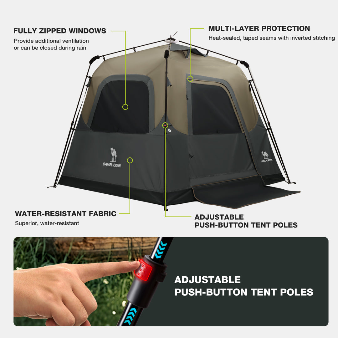 CAMEL CROWN 4-6 Person Instant Tents