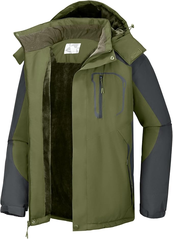 CAMEL CROWN Men's Ski Snow Jacket