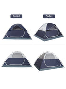 CAMEL CROWN 4-person dome camping tent, navy blue, view 28