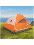 CAMEL CROWN 4-person dome camping tent, orange, view 1