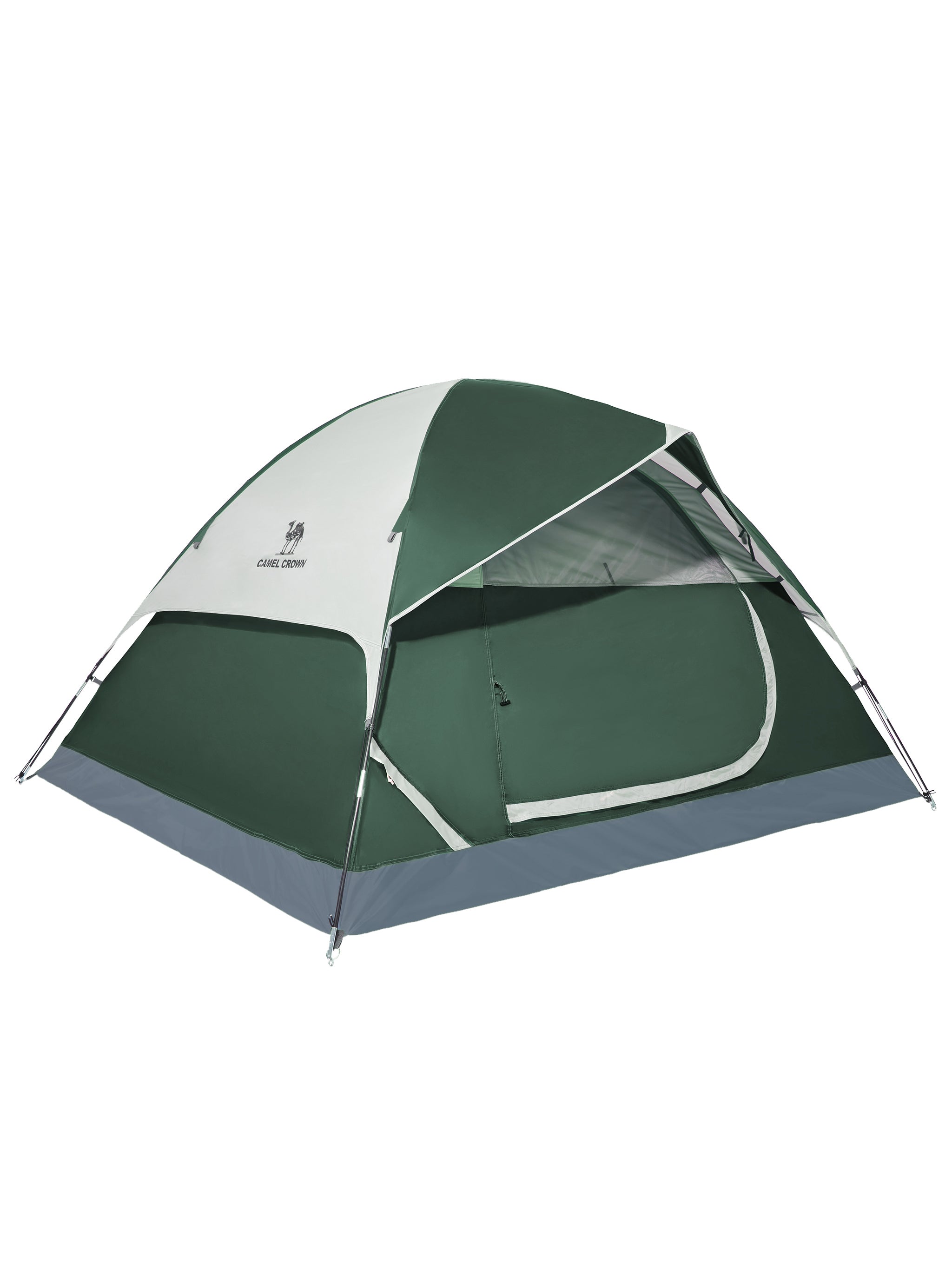 CAMEL CROWN 6-person dome camping tent, army green, view 14