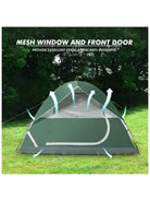 CAMEL CROWN 6-person dome camping tent, army green, view 15