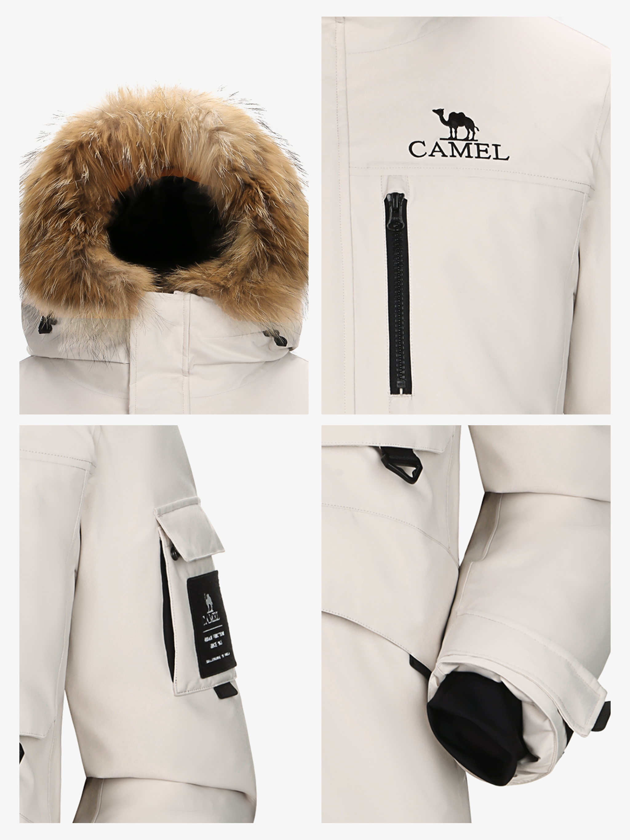 Men‘s Parka Goose Down Shell Jacket