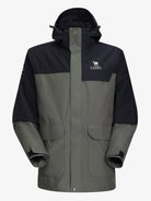 CAMEL Men's 3-in-1 Shell Jacket with Down Liner - A16CA6B027Y-lv+hei-1
