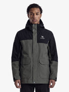 CAMEL Men's 3-in-1 Shell Jacket with Down Liner - A16CA6B027Y-lv+hei-5